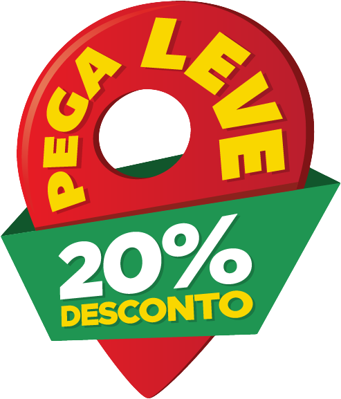 20% off na promoção Pega Leve